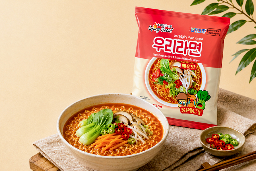 자연드림 우리라면 연출컷