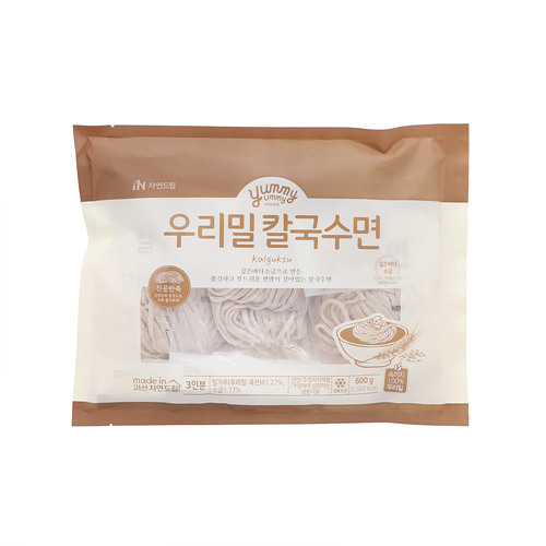 [우리밀칼국수면(3개입)*600g*면장]-상세정보