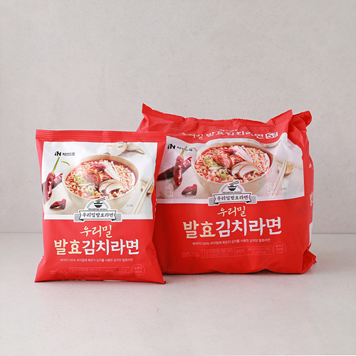 우리밀발효김치라면*5개입