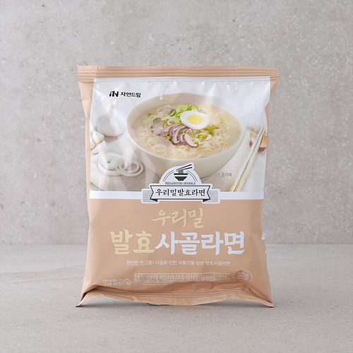 우리밀발효사골라면