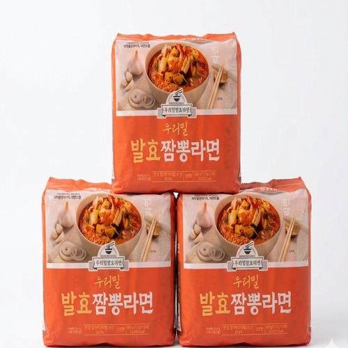 (번들)우리밀발효짬뽕라면*5개입*3