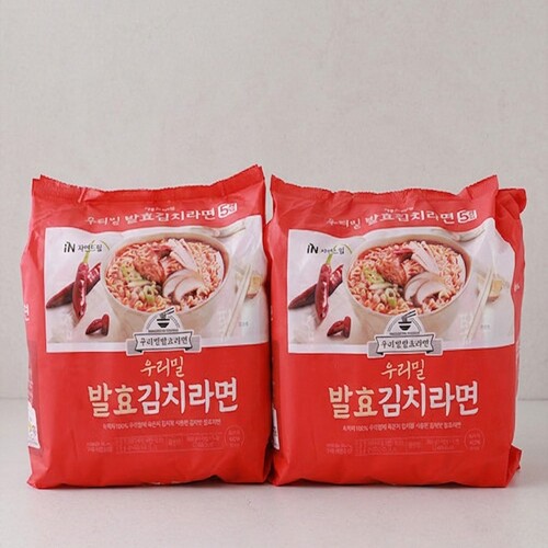 (번들)우리밀발효김치라면*5개입*2