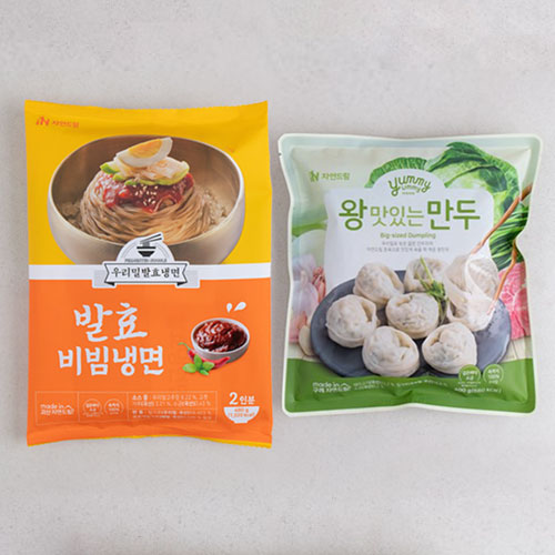 [[이벤트특가]발효비빔냉면+만두세트]-상세정보