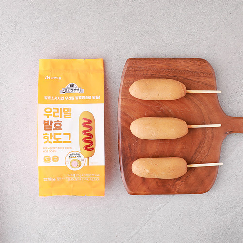 [우리밀발효핫도그*3개입]-상세정보