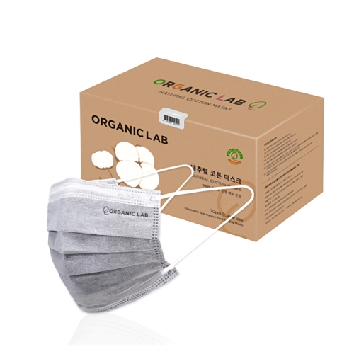 [오가닉목화순면마스크(그레이)*30매]-상세정보