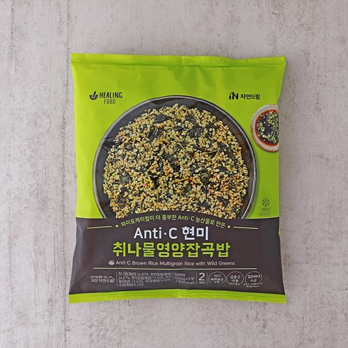 [Anti.C현미취나물영양잡곡밥(2개입)*500g*정미소강]-상세정보