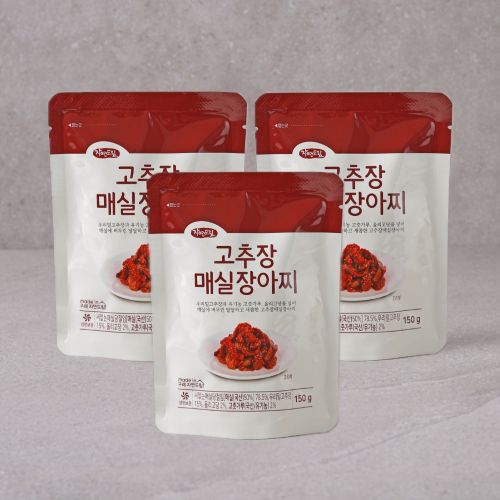 (번들)고추장매실장아찌*150g*3개