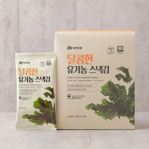 [달콤한유기농스낵김(도시락김)]-상세정보