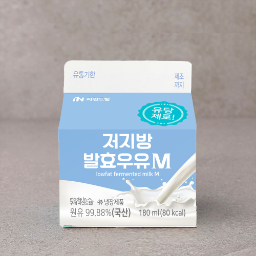 저지방발효우유M*180ml