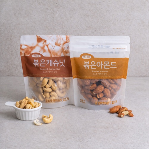 (특가)볶은아몬드&볶은캐슈넛*세트