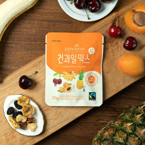 [공정무역건과일믹스42*20g*어스맨]-상세정보