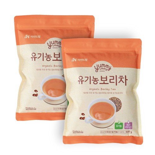 (특가)유기농보리차*500g*2번들*에코푸드