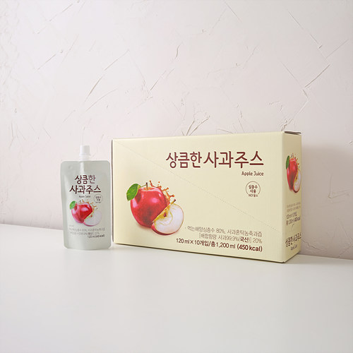 [상큼한사과주스*120ml]-상세정보