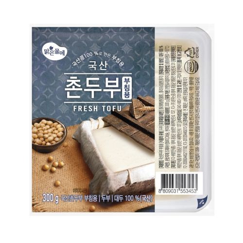 [국산콩촌두부부침용*300g]-상세정보