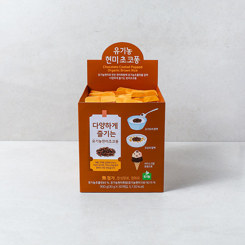 [유기농현미초코퐁*30g*30개*(주)자연맘]-상세정보
