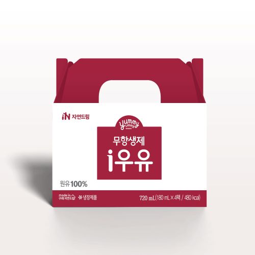 [무항생제i우유*180ml(4개입)*도희네]-상세정보