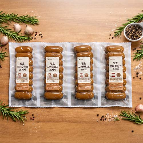 (번들)발효꼬마후랑크소시지*200g*4개번들